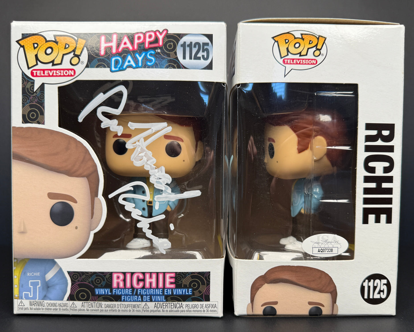 Ron Howard RARE "Ritchie" inscription Happy Days White ink signed Funko POP! - JSA Authenticated