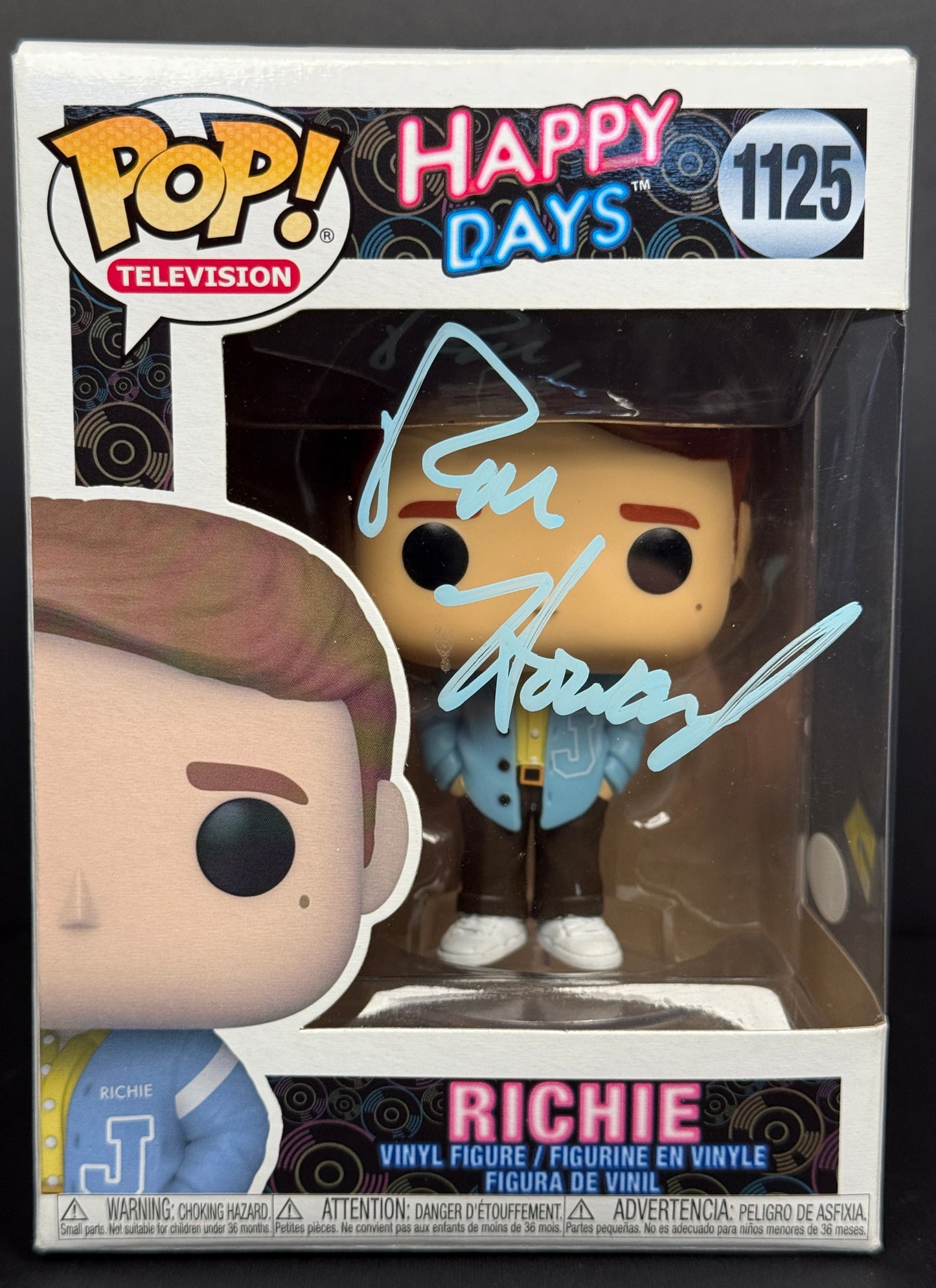 Ron Howard inscription Happy Days Blue signed Funko POP! - JSA Authenticated