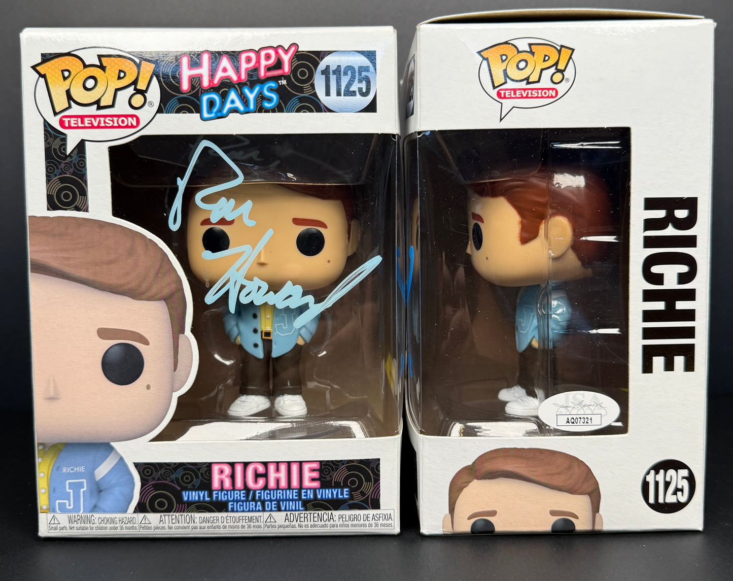 Ron Howard inscription Happy Days Blue signed Funko POP! - JSA Authenticated