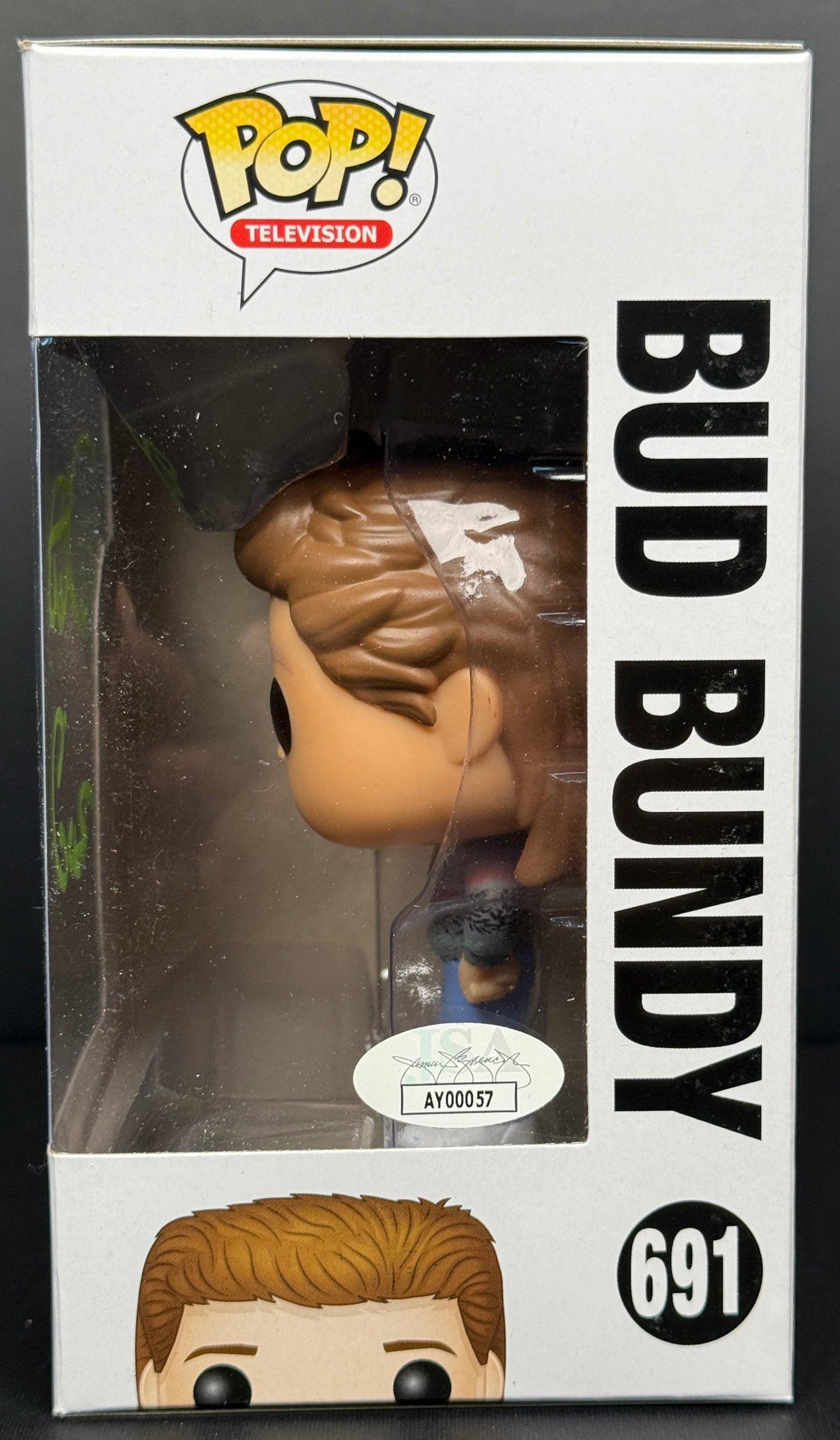David Faustino "Bud" inscription Married with Children Green signed Funko POP! - JSA Authenticated
