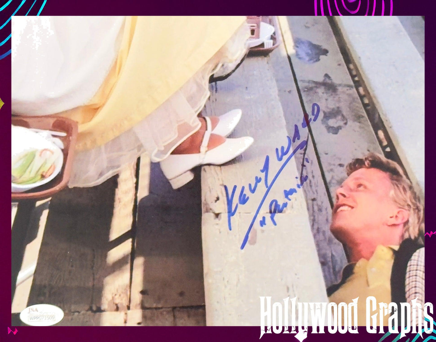 Kelly Ward Grease "Putzie" inscription JSA Authenticated Signed 8x10