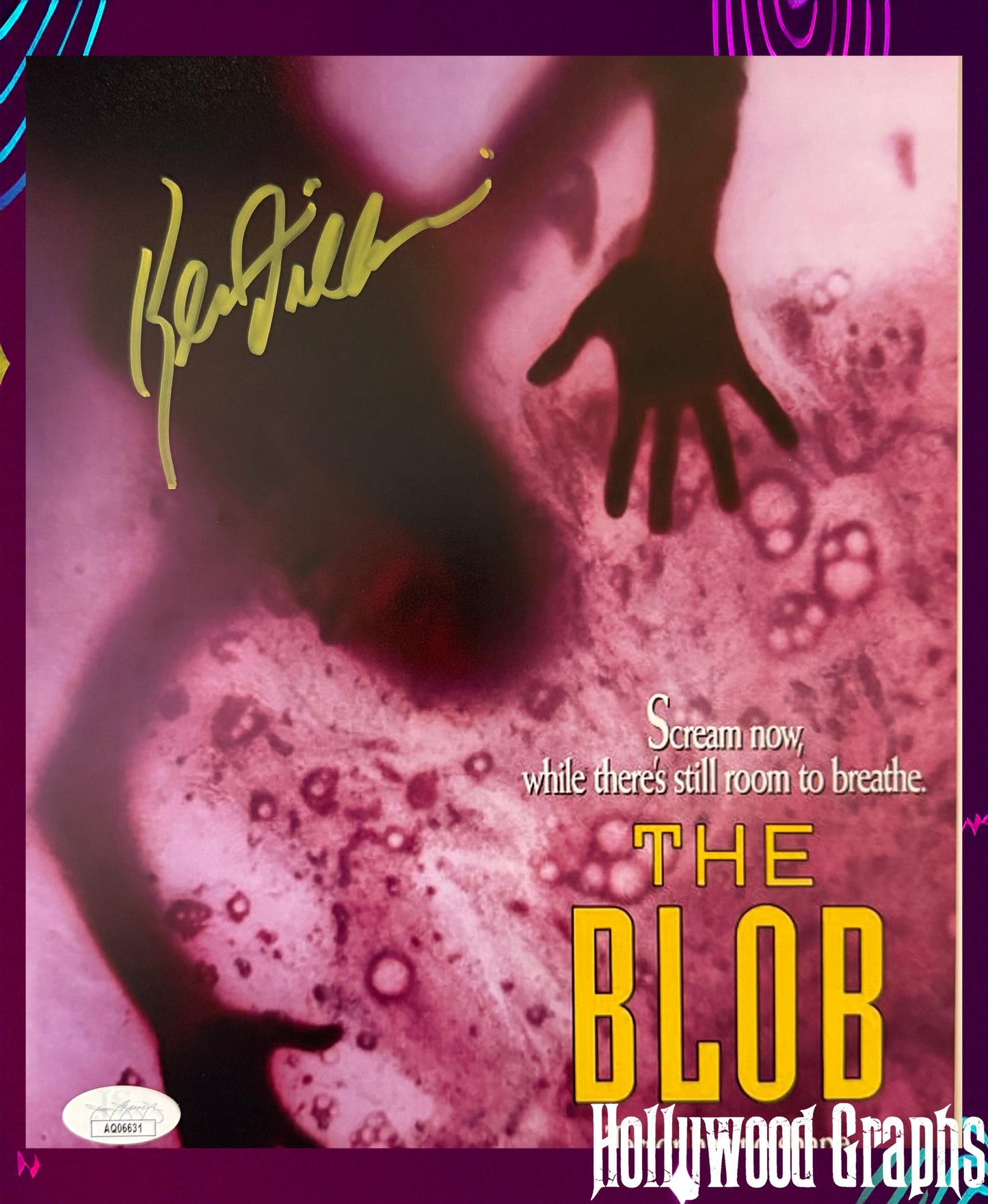 Kevin Dillon The Blob Signed 8x10 Photo - JSA Authenticated