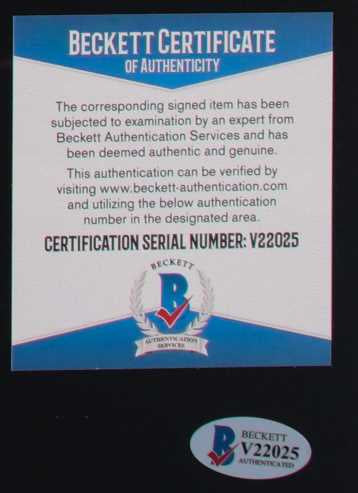 Ray Park Signed 16x20 Photo Darth Maul w/Inscription We will reveal ourselves to the Jedi Beckett COA from Private Signing