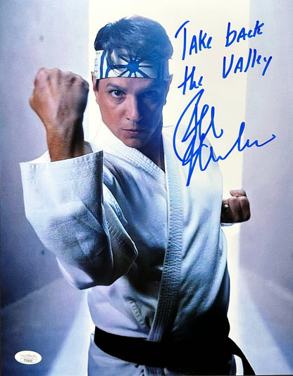Ralph Macchio Signed 11x14 Photo Cobra Kai Take Back the Valley JSA COA from Private Signing
