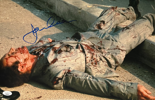 James Caan signed Godfather death scene 11x17 JSA Authenticated