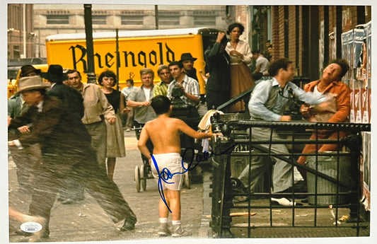 James Caan signed Godfather sidewalk scene 11x17 JSA Authenticated