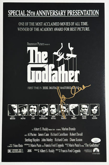 James Caan signed Godfather 11x17 Poster JSA Authenticated
