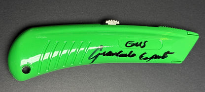 Giancarlo Esposito "Gus" inscription Breaking Bad Signed Autographed Box Cutter - JSA/BGS Authenticated