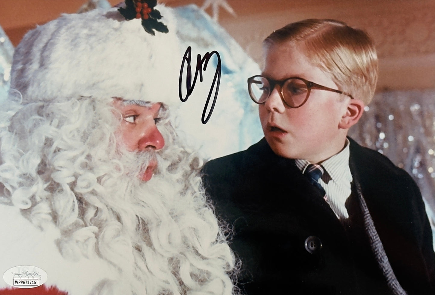 Peter Billingsly Christmas Story JSA Authenticated Signed 8x10