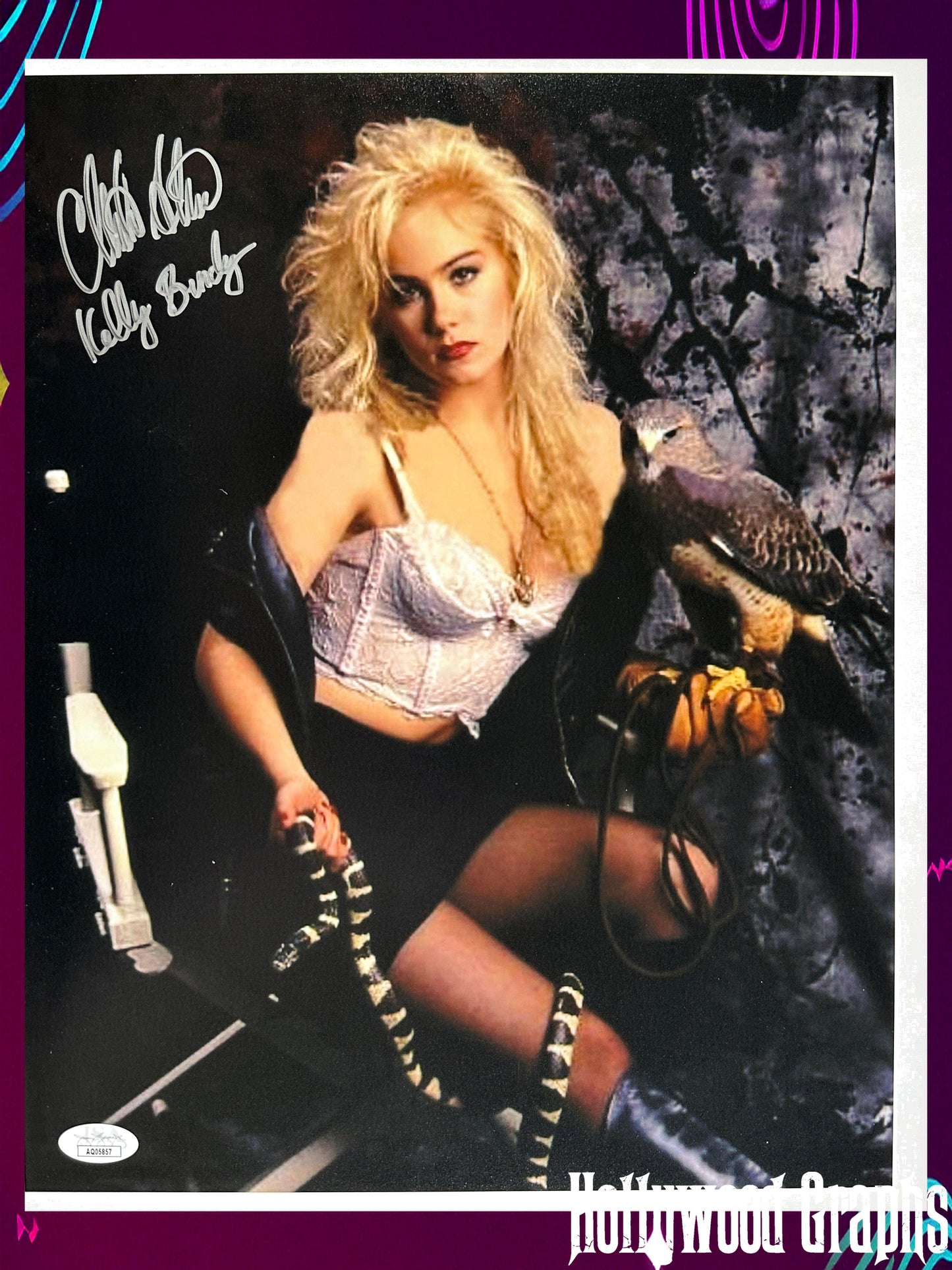 Christina Applegate Signed 11x14 Married with Children "Kelly Bundy" Falcon JSA Authenticated