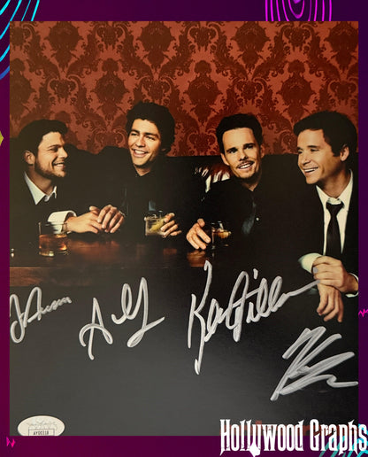 Entourage signed by Adrian Grenier, Kevin Connolly, Jerry Ferrara & Kevin Dillon 8x10 - JSA Authenticated