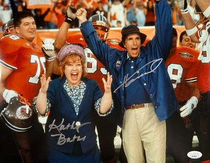 Henry Winkler & Kathy Bates Signed 11x14 Waterboy JSA Authenticated