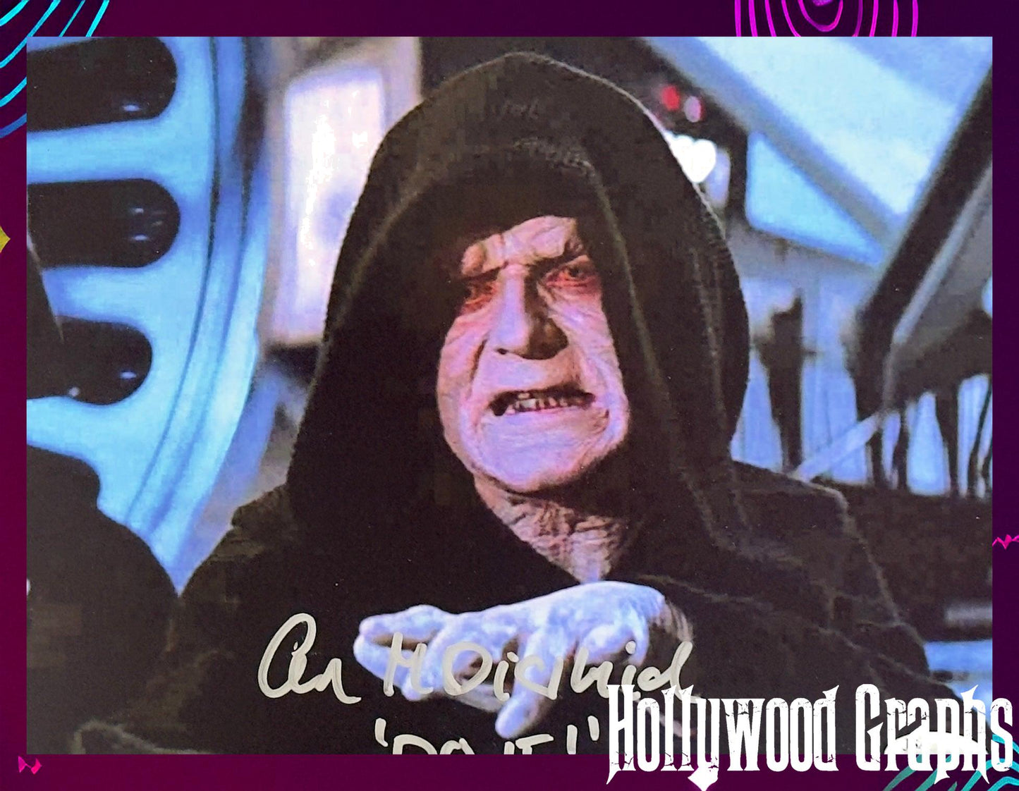 Ian McDiarmid Star Wars Empire Strikes Back "Do It!" inscription 8x10 signed - JSA Authenticated
