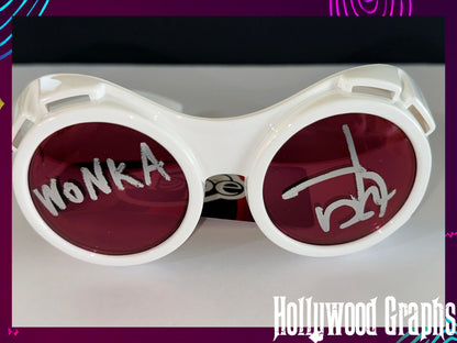 Johnny Depp signed Willy Wonka's Chocolate Factory Goggles - PSA cert #AJ47449