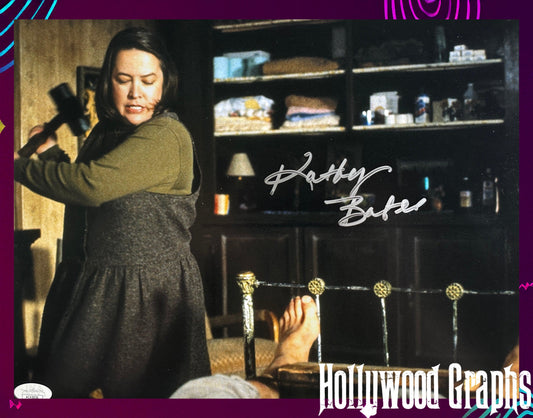 Kathy Bates Signed 11x14 Misery Hobbling  JSA Authenticated