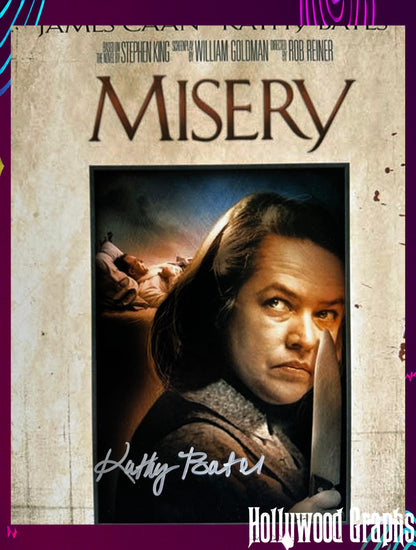 Kathy Bates Signed 11x14 Misery Poster JSA Authenticated