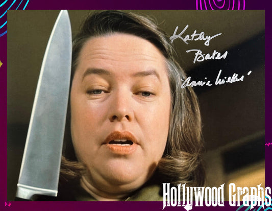 Kathy Bates Signed 11x14 Misery "Annie Wilkes" JSA Authenticated