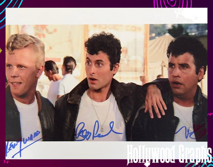 Kelly Ward, Barry Pearl, Michasl Tucci Grease JSA Authenticated Signed 8x10