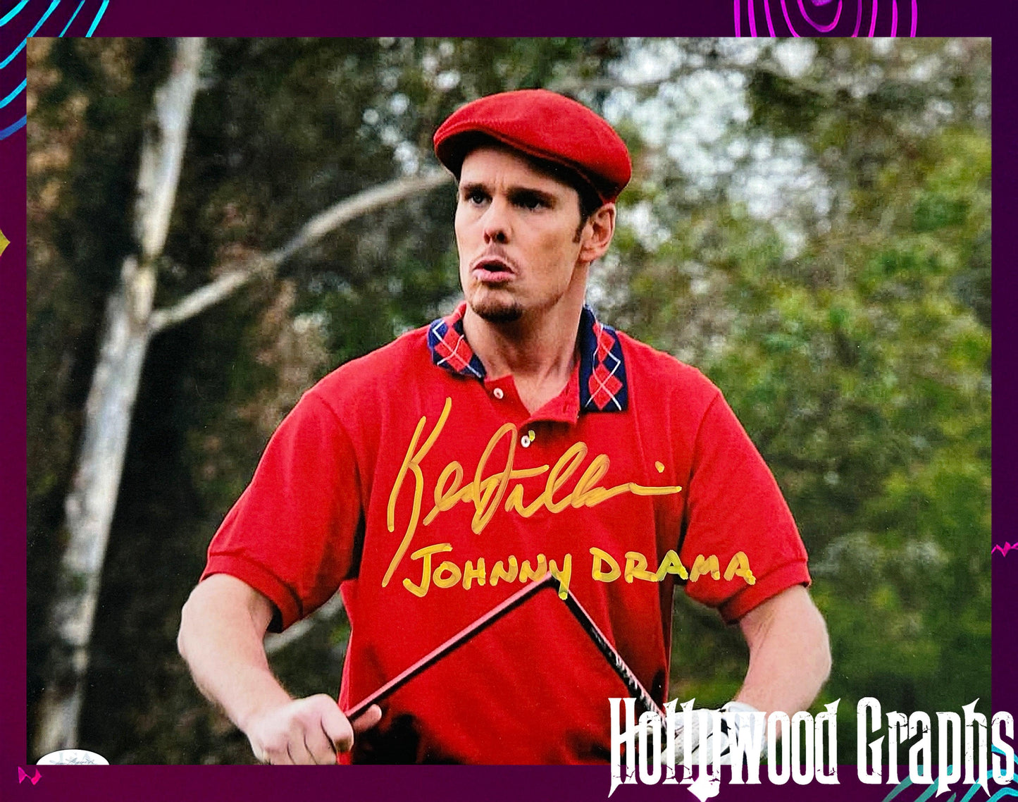 Kevin Dillon Signed 11x14 Entourage "Johnny Drama" Full character name JSA Authenticated