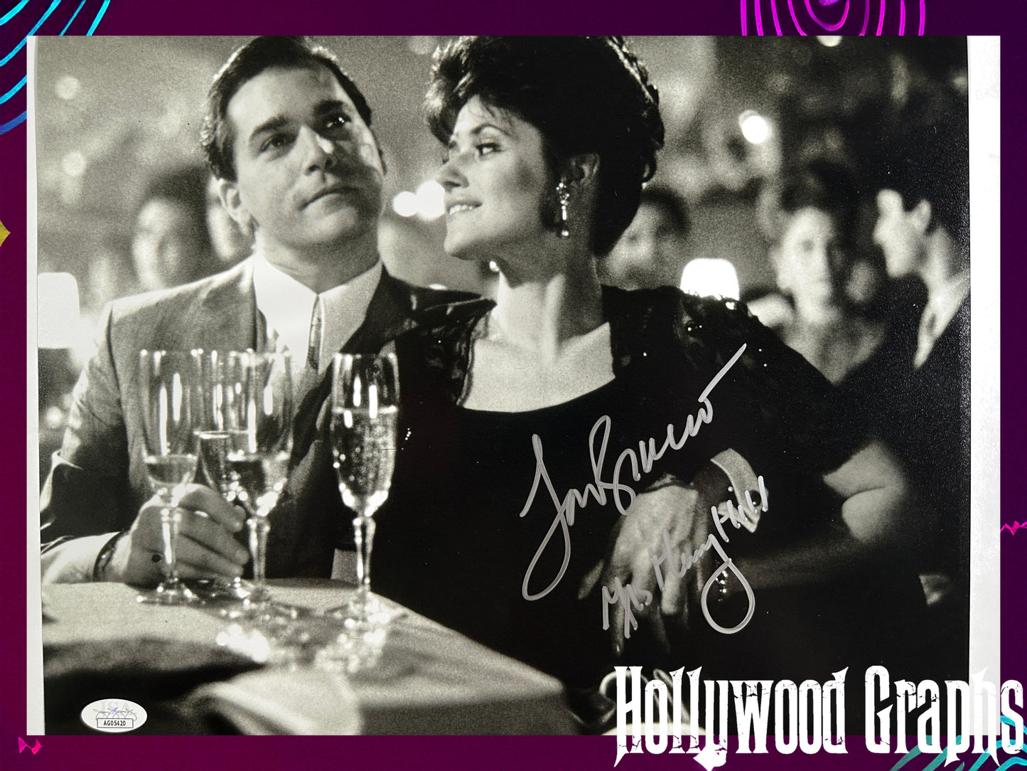 Lorraine Bracco Signed 11x14 Goodfellas Black & White Mrs. Henry Hill JSA Authenticated