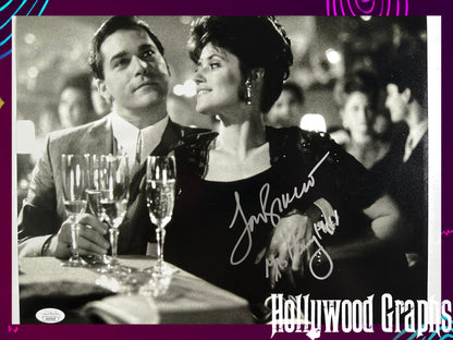 Lorraine Bracco Signed 11x14 Goodfellas Black & White Mrs. Henry Hill JSA Authenticated