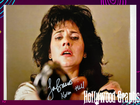 Lorraine Bracco Signed 11x14 Goodfellas Karen Hill white ink JSA Authenticated