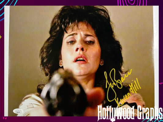 Lorraine Bracco Signed 11x14 Goodfellas Karen Hill yellow ink JSA Authenticated