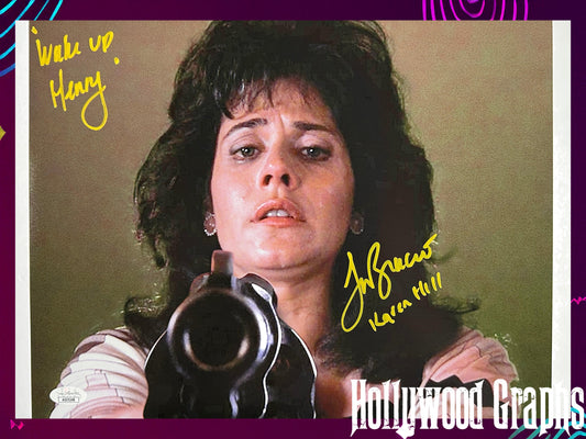 Lorraine Bracco Signed 11x14 Goodfellas "Wake up Henry" Karen Hill yellow ink JSA Authenticated