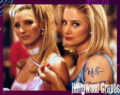 Mira Sorvino Romy & Michelle "Class of '87" "Romy White" inscription JSA Authenticated Signed 11x14