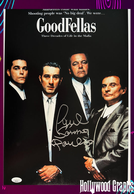 Paul Sorvino Goodfellas "Paulie" JSA Authenticated Signed 12x18