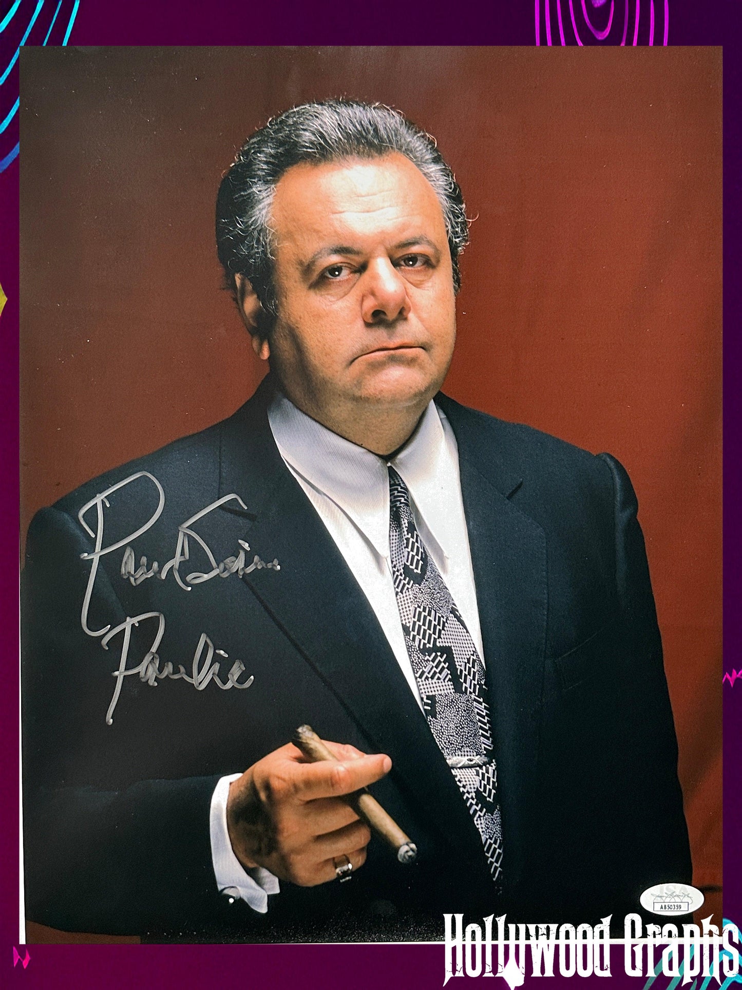 Paul Sorvino Goodfellas "Paulie" inscription Signed 11x14 - JSA Authenticated