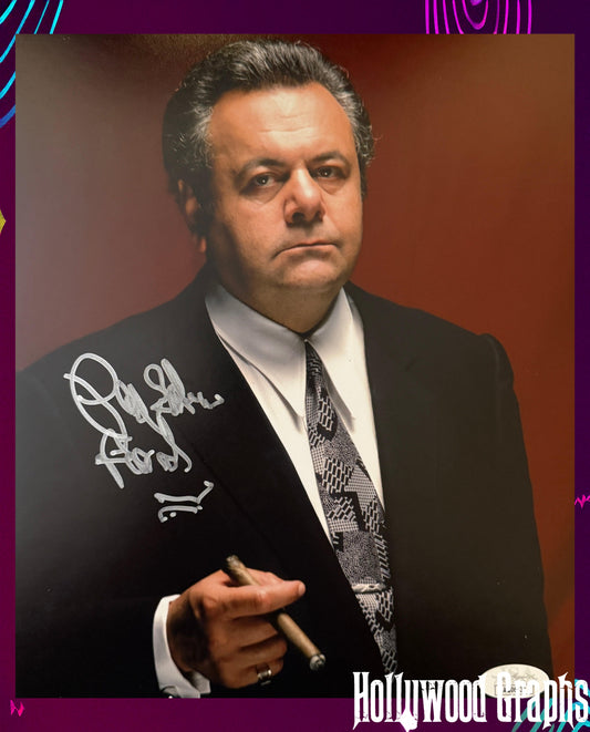 Paul Sorvino with "Paulie" inscription Goodfellas Signed 8x10 - JSA Authenticated