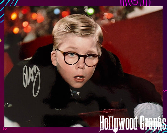 Peter Billingsly Christmas Story JSA Authenticated Signed 8x10