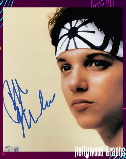 Ralph Macchio Karate Kid BGS Authenticated Signed 8x10