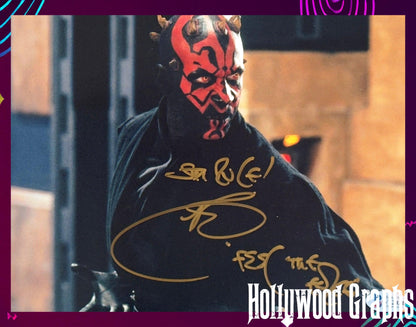 Ray Park Star Wars Episode I Darth Maul "Feel The Force!" inscription 8x10 signed - BGS Authenticated