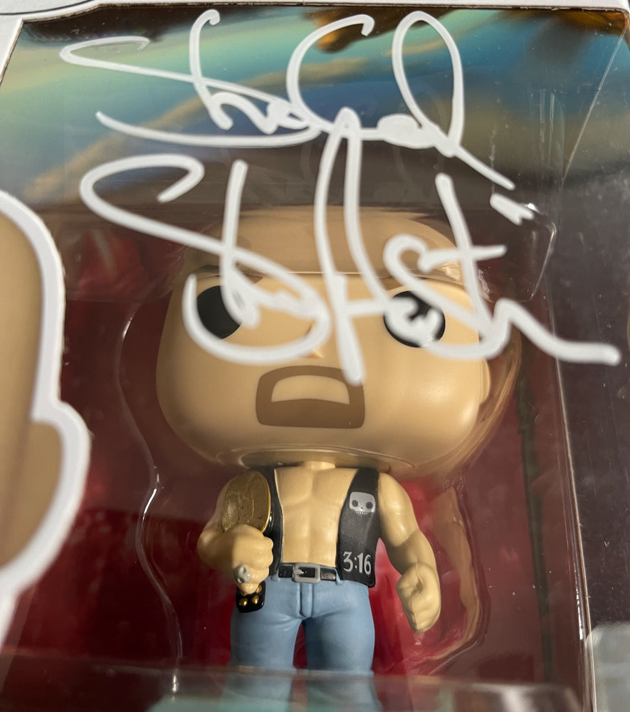 Stone Cold Steve Austin signed Funko Pop JSA Authenticated