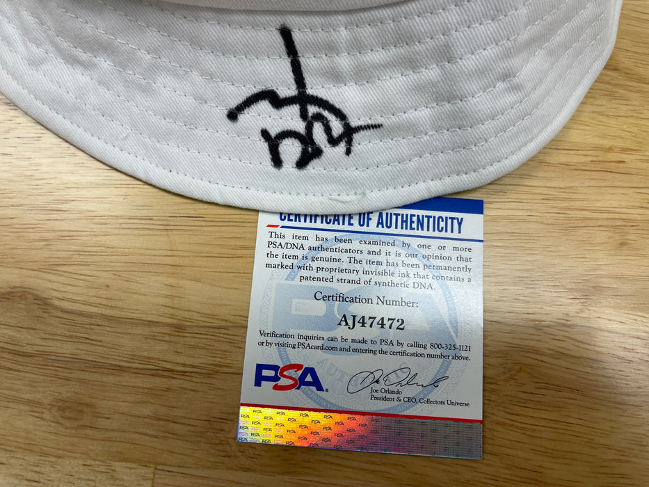 Johnny Depp signed Fear & Loathing Bucket Hat - PSA cert #AJ47472