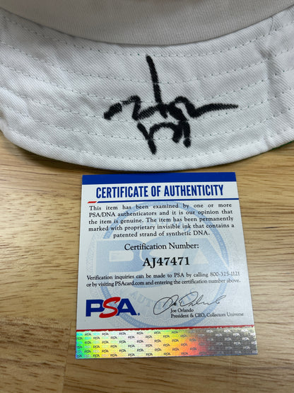 Johnny Depp signed Fear & Loathing Bucket Hat - PSA cert #AJ47471