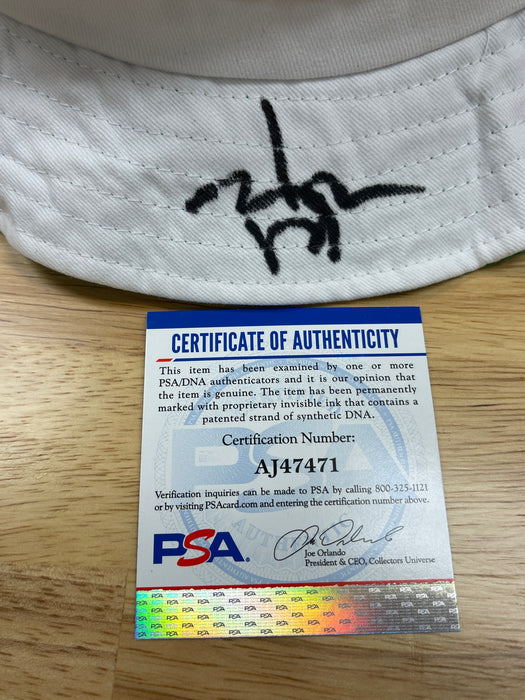 Johnny Depp signed Fear & Loathing Bucket Hat - PSA cert #AJ47471
