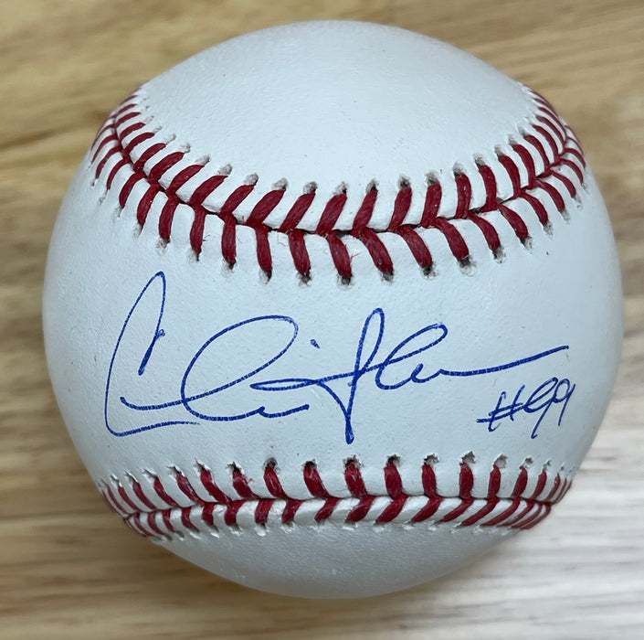 Charlie Sheen Signed with #99 Inscription OMLB Baseball - JSA Witnessed