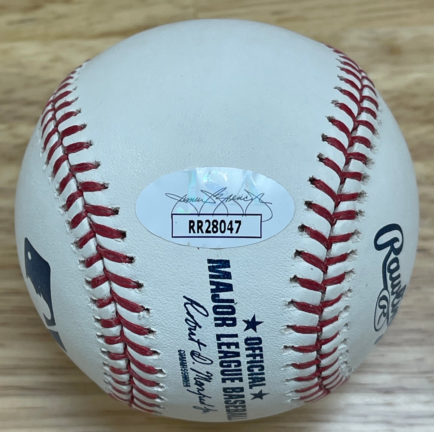 Aaron Paul Signed "You're a Bitch" quote OMLB Baseball Breaking Bad - JSA Certified