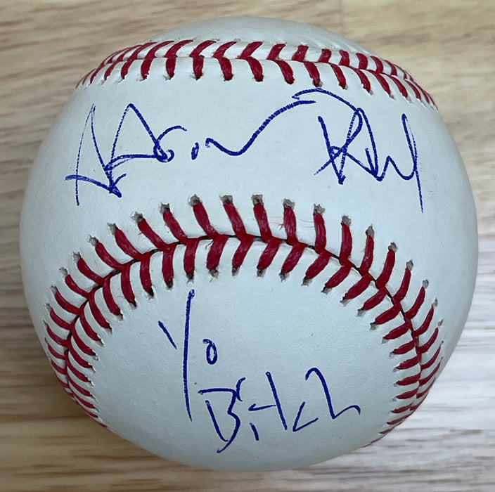 Aaron Paul Signed "Yo Bitch" quote OMLB Baseball Breaking Bad - JSA Certified