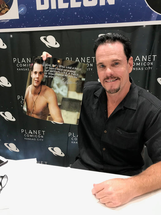 Kevin Dillon Platoon rare movie quote "Piece of Pussy..." 12x18   JSA Cert