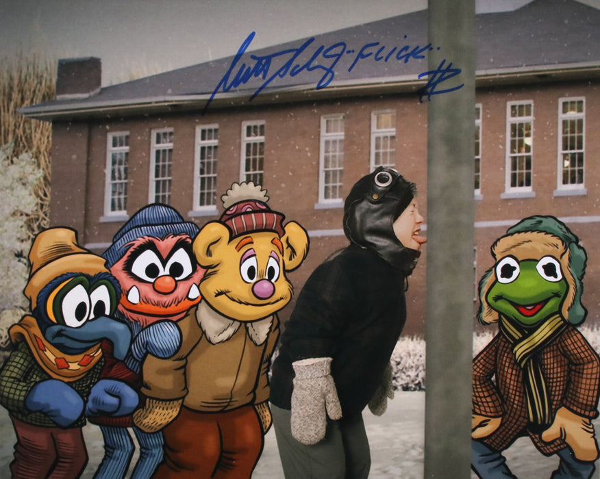 A Christmas Story Muppets Mashup 8x10 signed by Scott Schwartz
