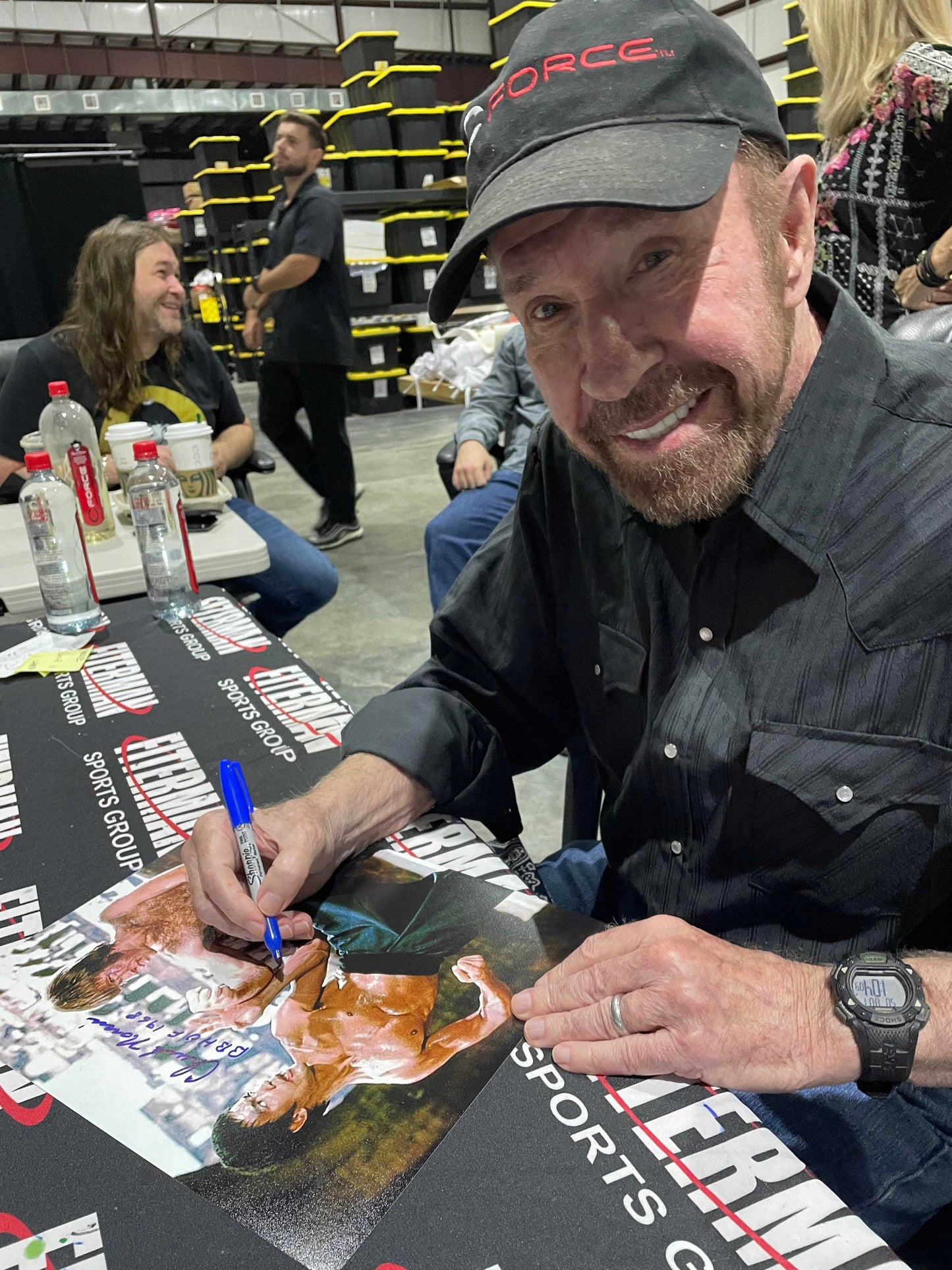 Chuck Norris Signed 11x14 Way of the Dragon Photo – JSA Authenticated + Rare Inscription  "BBHOF 1968"